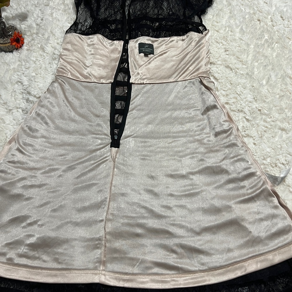 Adranna Papell Womens Black Lace Dress Size 12P Excellent condition. - Picture 12 of 15